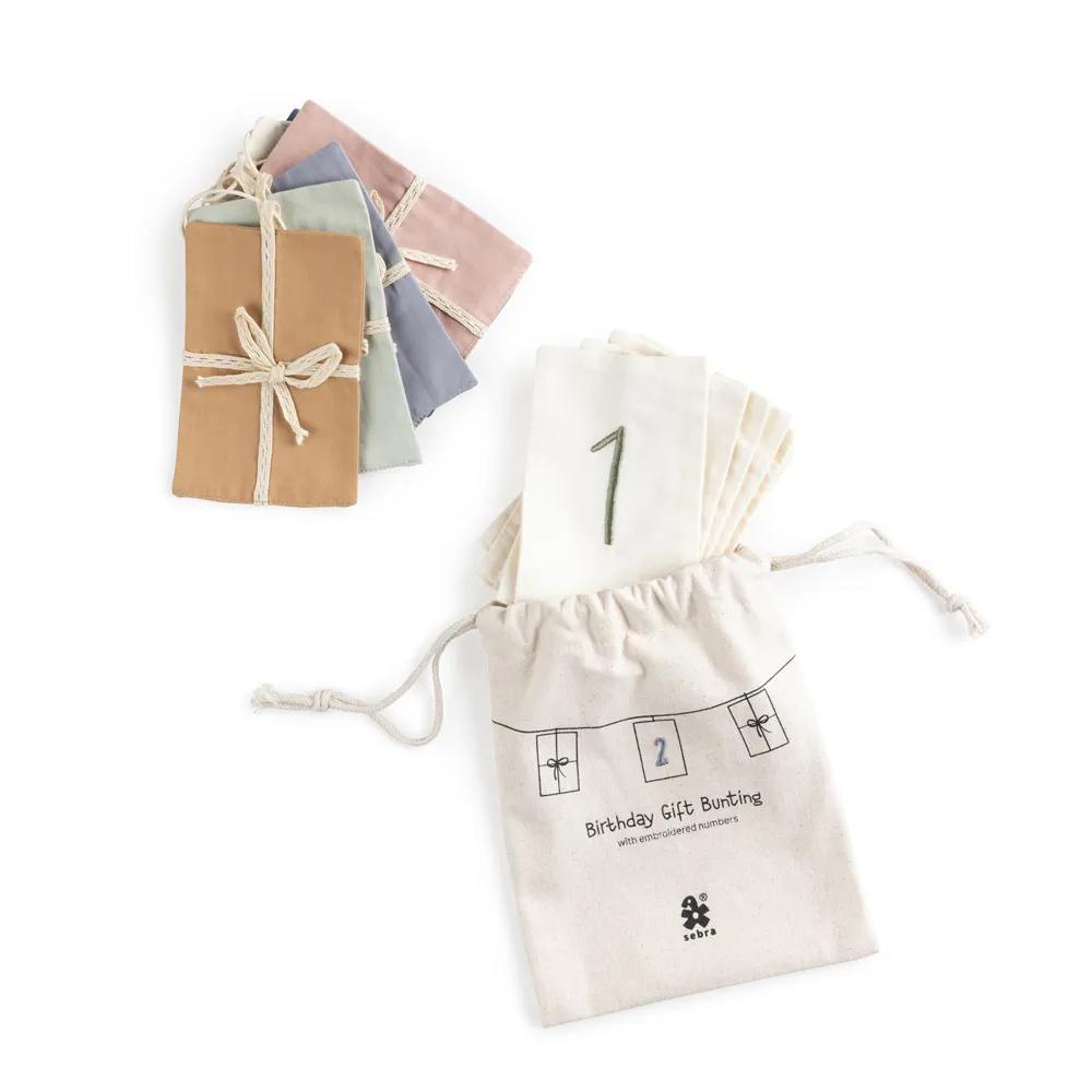 Sebra fødselsdagsguirlande