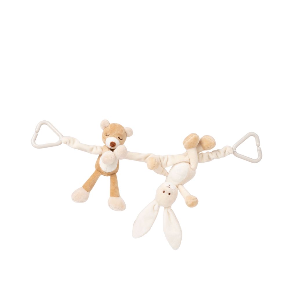 Teddykompaniet Diinglisar Barnevognsophæng Bamse og Kanin