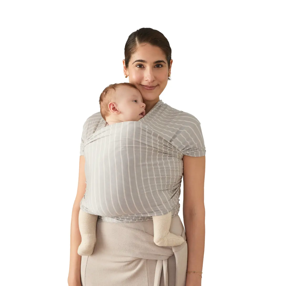 Ergobaby Aura Wrap bæresele Grå striber
