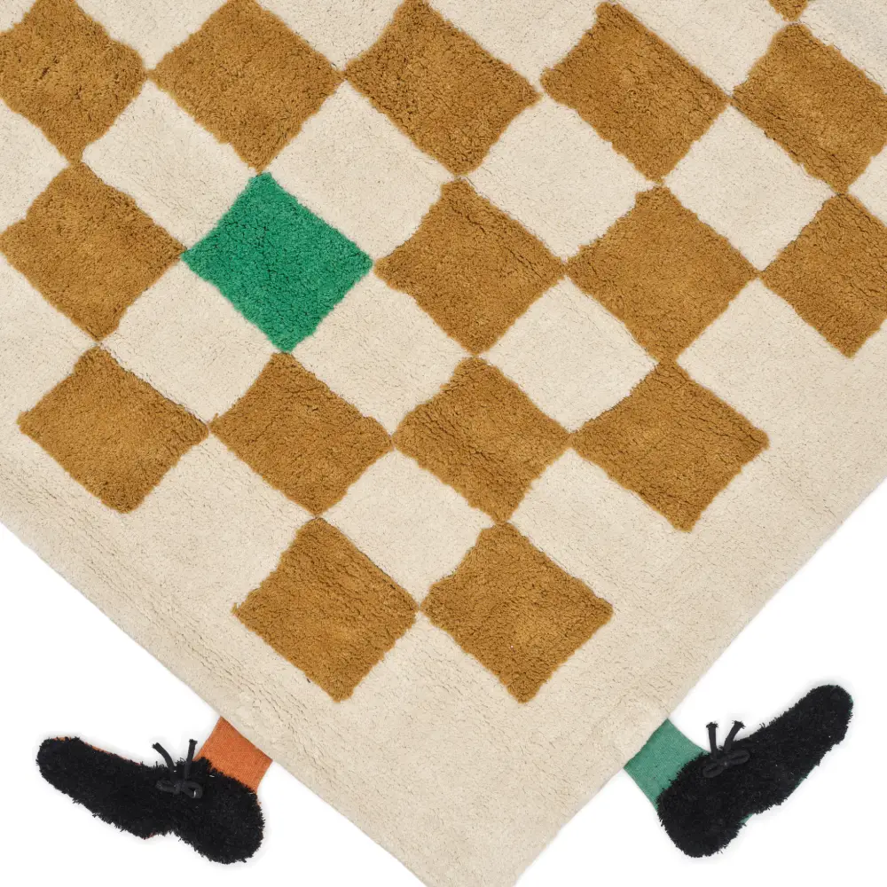  Kids Concept Tæppe ternet PIPPI