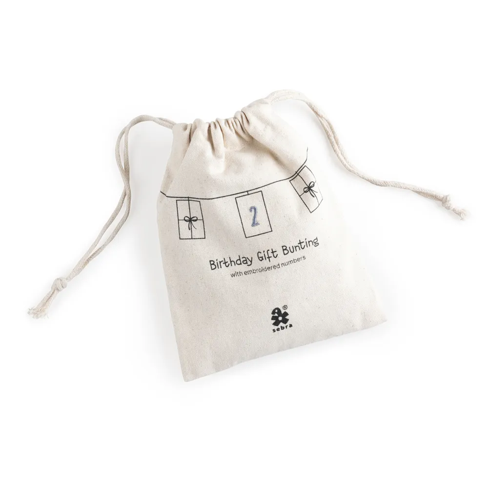 Sebra fødselsdagsguirlande