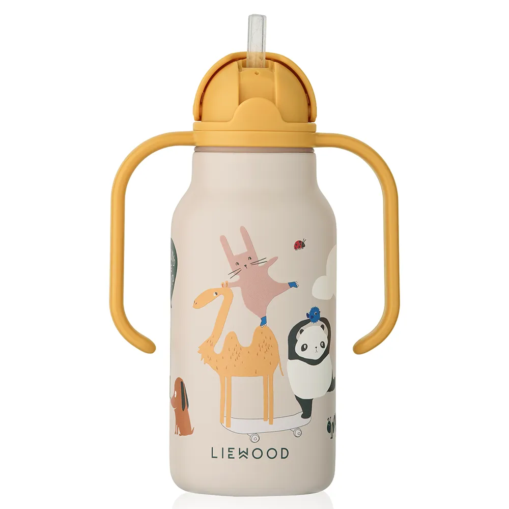 Liewood Kimmie vandflaske 250 ml Around the world / Sandy 2619