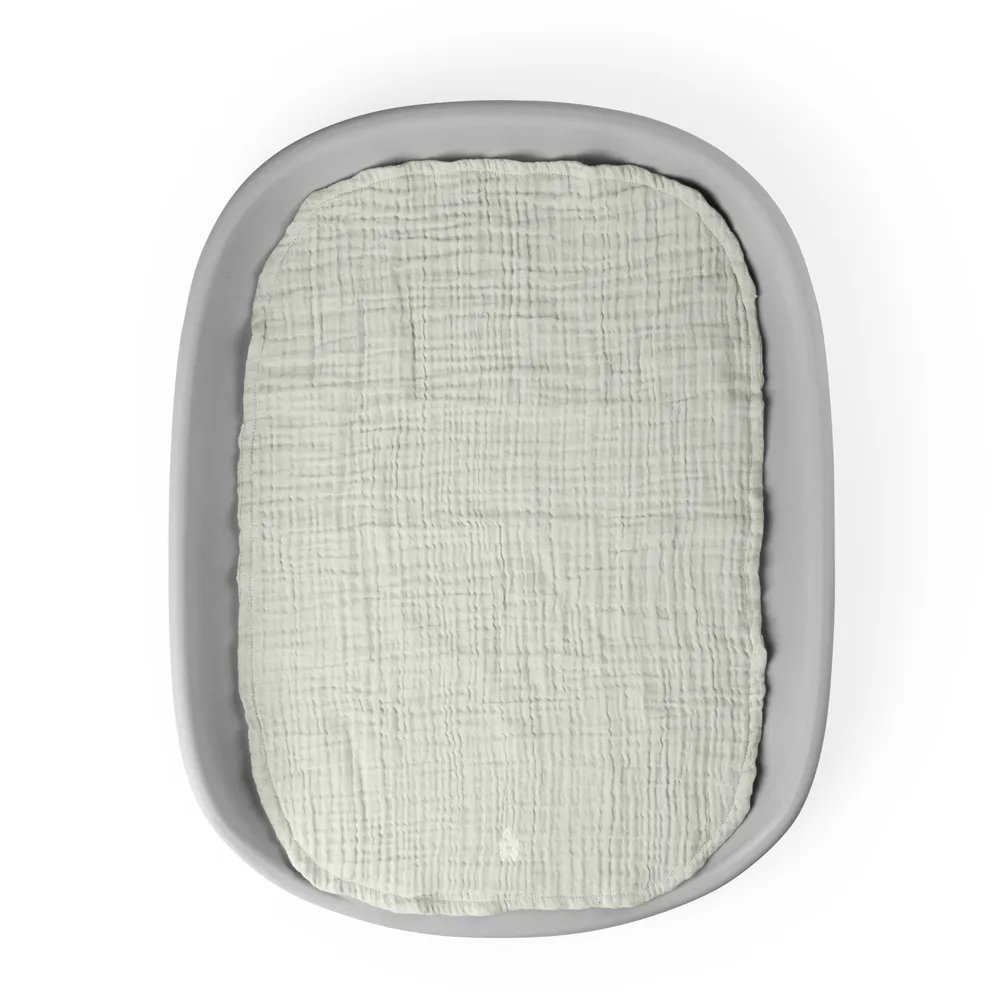 Sebra Pusleunderlag 2-pak muslin green