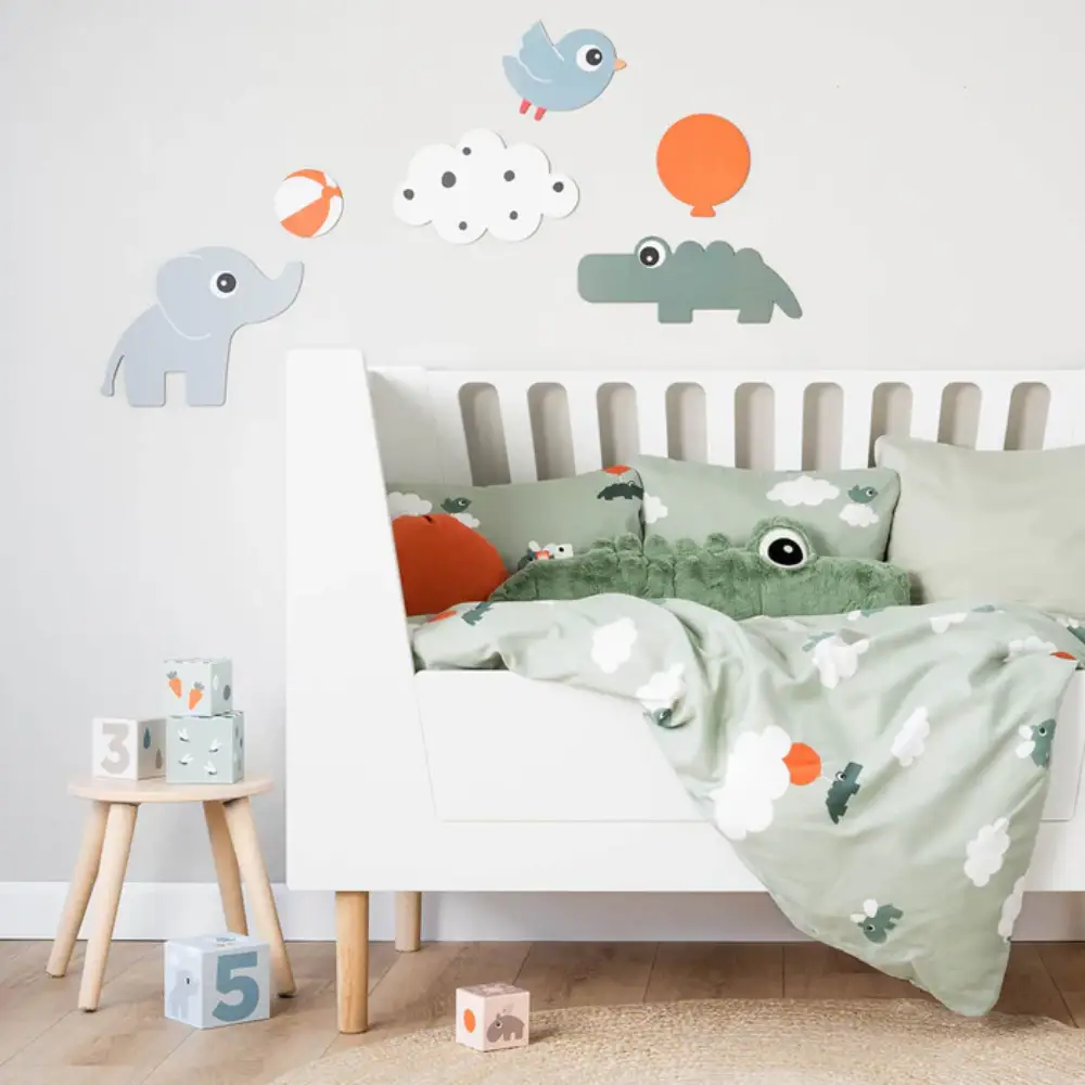 Done by Deer Vægdekoration 6 stk. Deer friends Farvemix