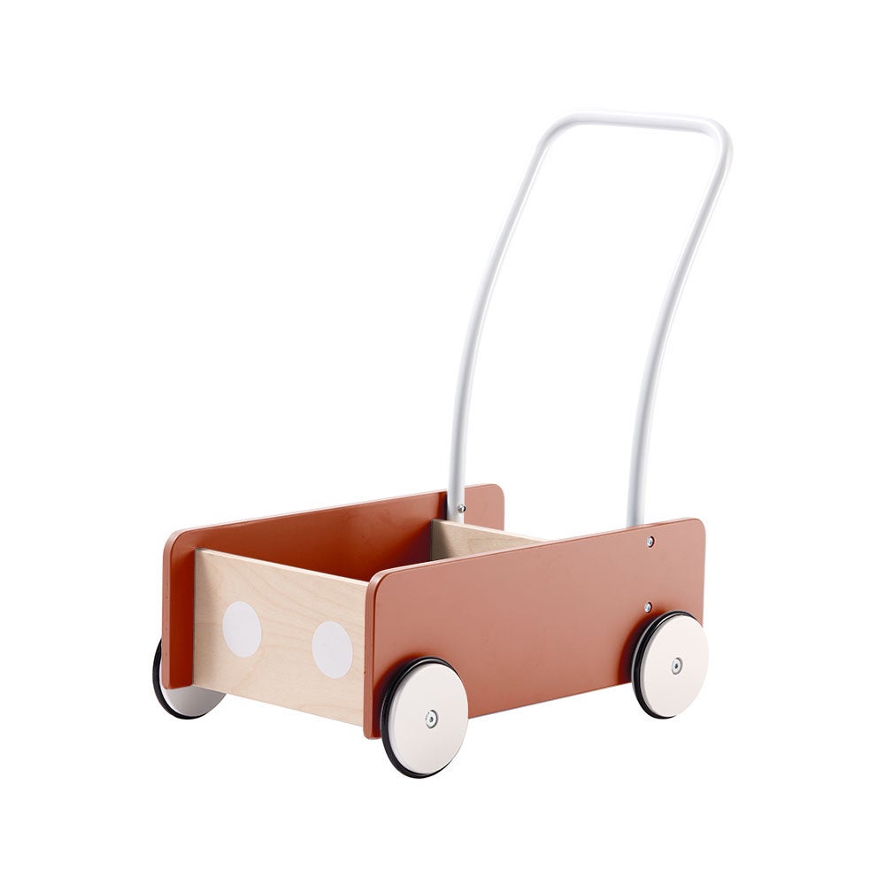 Kids Concept lær-at-gå-vogn rust