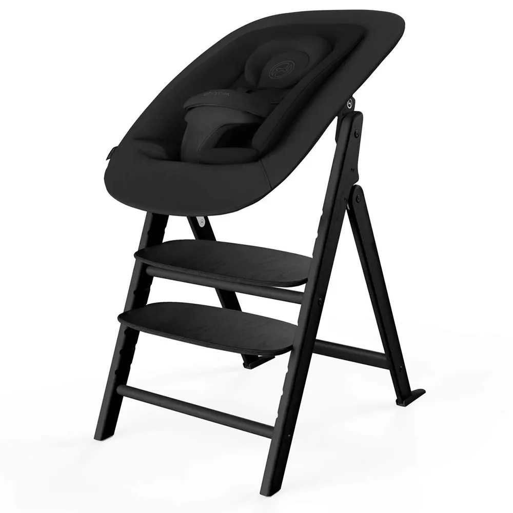 Cybex Click & Fold Spisebordsstol 4-in-1 Stunning Black