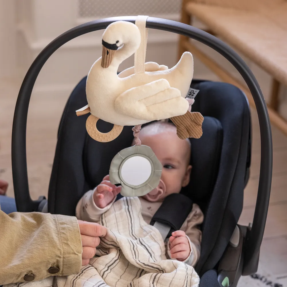 Sebra hængende aktivitetslegetøj svane