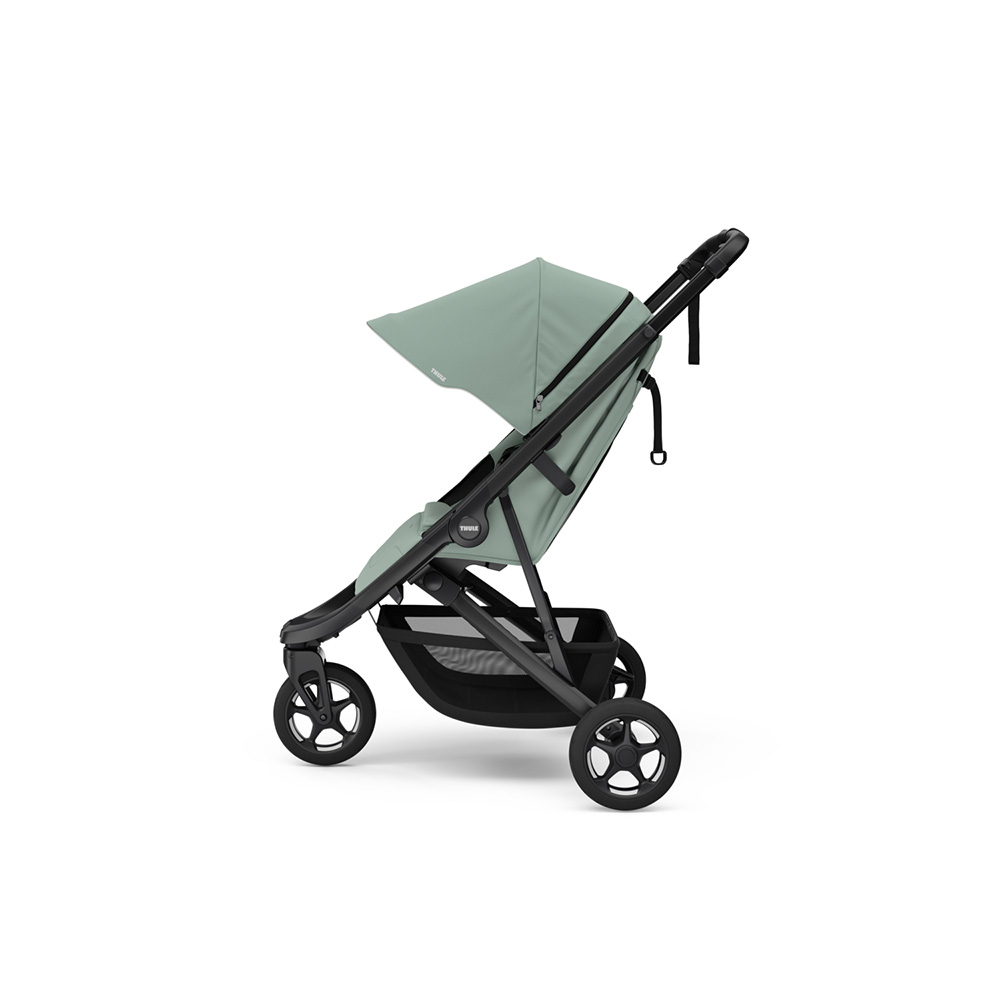 Thule Spring 2 klapvogn Mist Green on Black