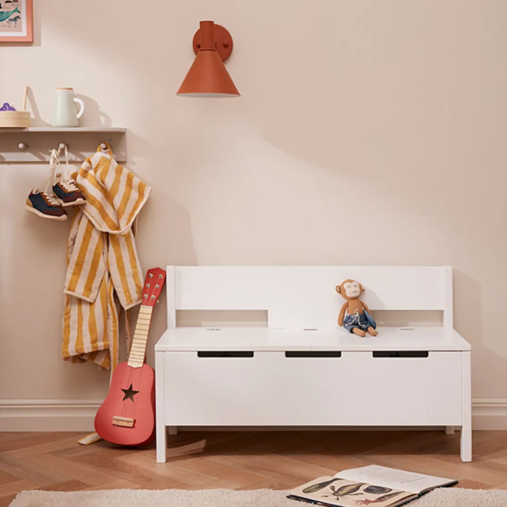 Kids Concept Sofa med opbevaring hvid STAR
