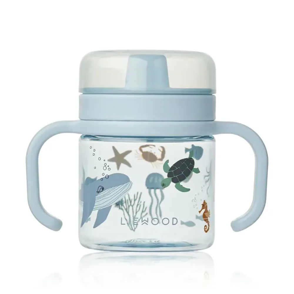 Liewood Kylo Tritan tudkop 280ml Sea creature / Sandy