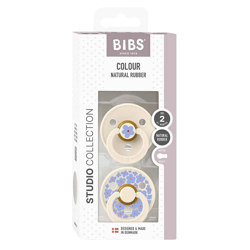 BIBS-sut 2-pak 6-18m Ivory/Ivory