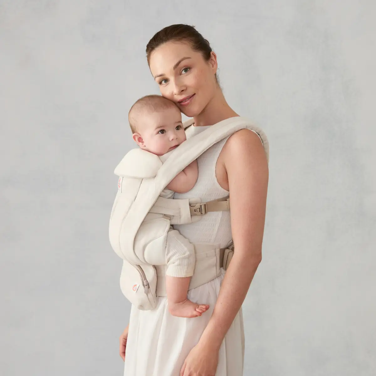 Ergobaby Omni Deluxe Cotton Bæresele - Linen Natural