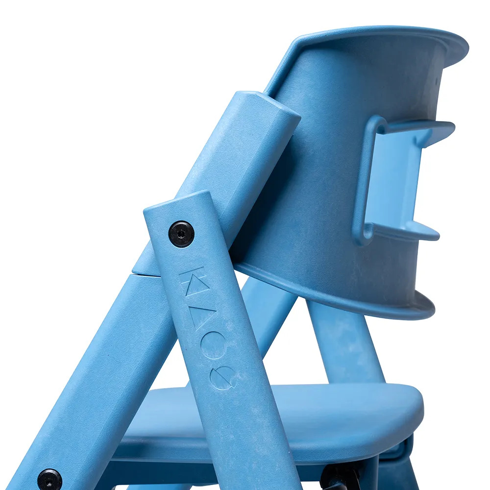 Kaos Klapp Højstol genbrugsplast Swedish Blue