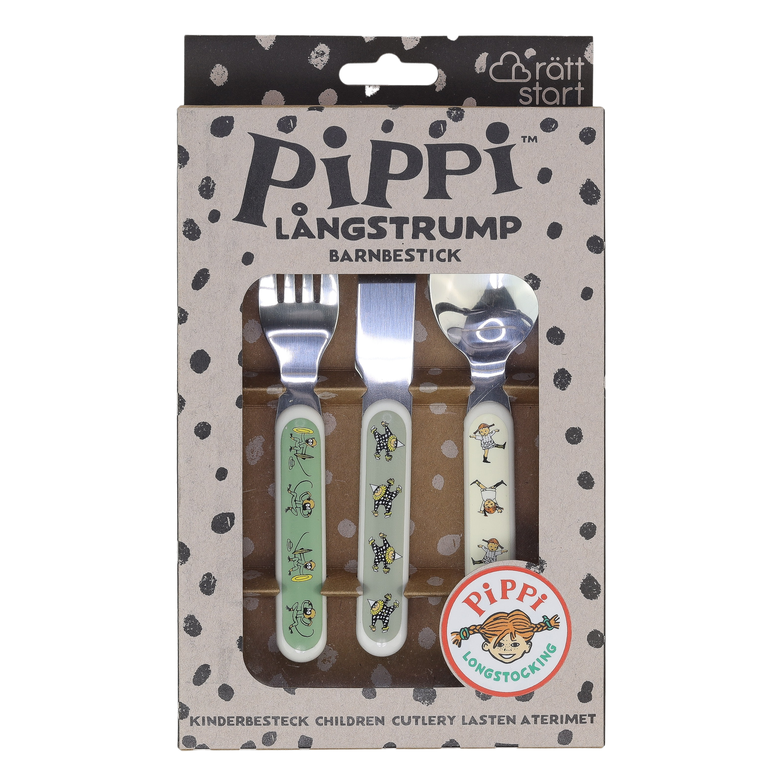 Rätt Start Pippi Cirkus Børnebestik