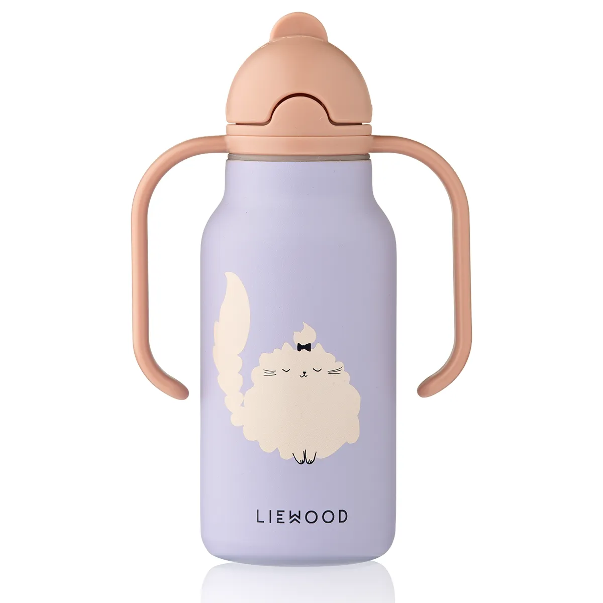 Liewood Kimmie vandflaske 250 ml Cat / Warm lilac