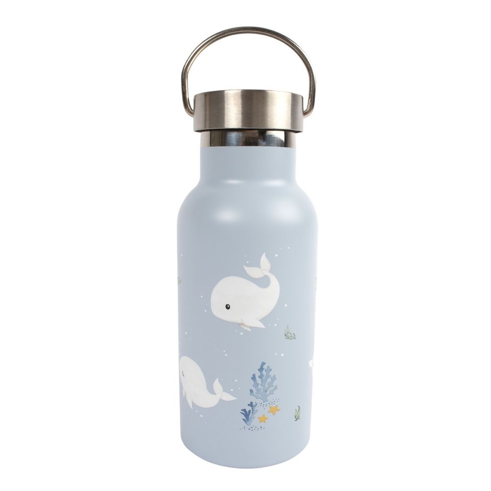 Filibabba vandflaske i rustfrit stål - Christian's whale tales
