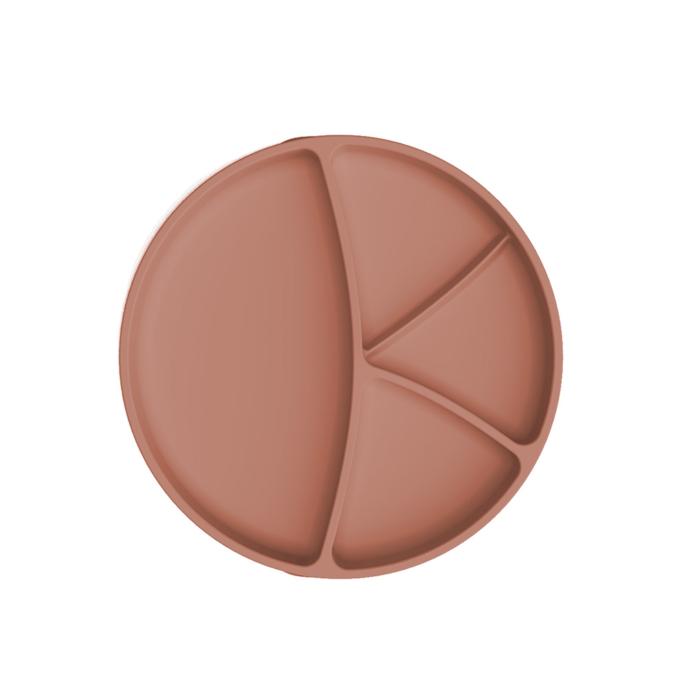 Everyday Baby Silikoneplade med sugekop Nature Red