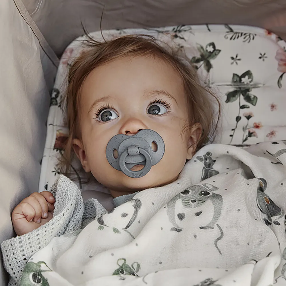 Elodie Bamboo Pacifier Tender Blue - Silikone