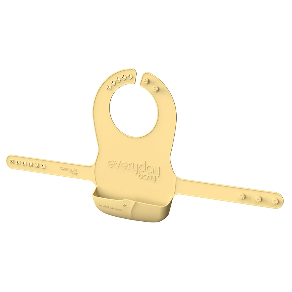 Everyday Baby silikone hagesmæk Soft Yellow