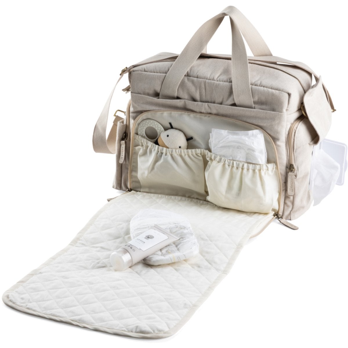 Sebra On-the-go pusletaske morning beige melange