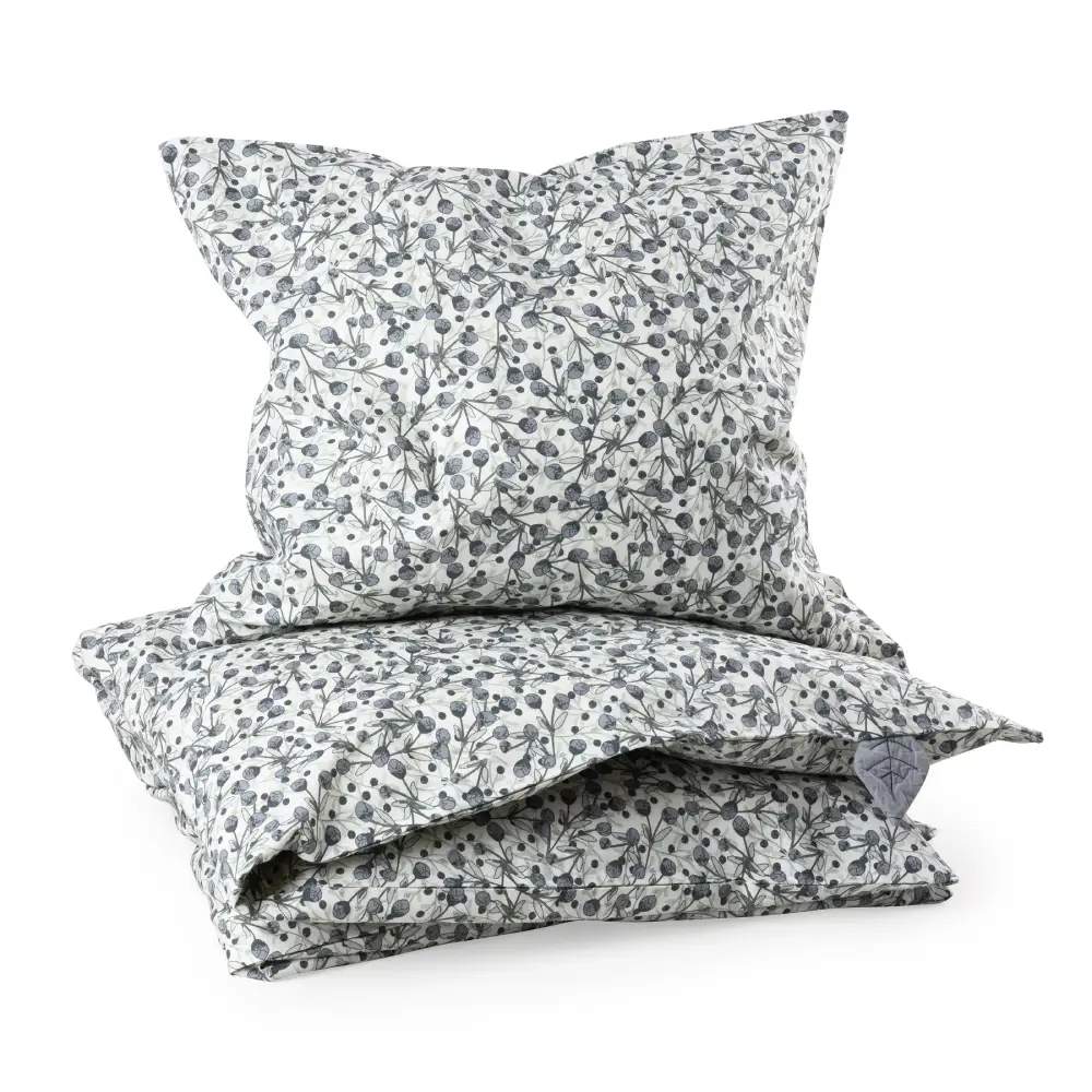 Sebra Dynebetræk junior blue olive