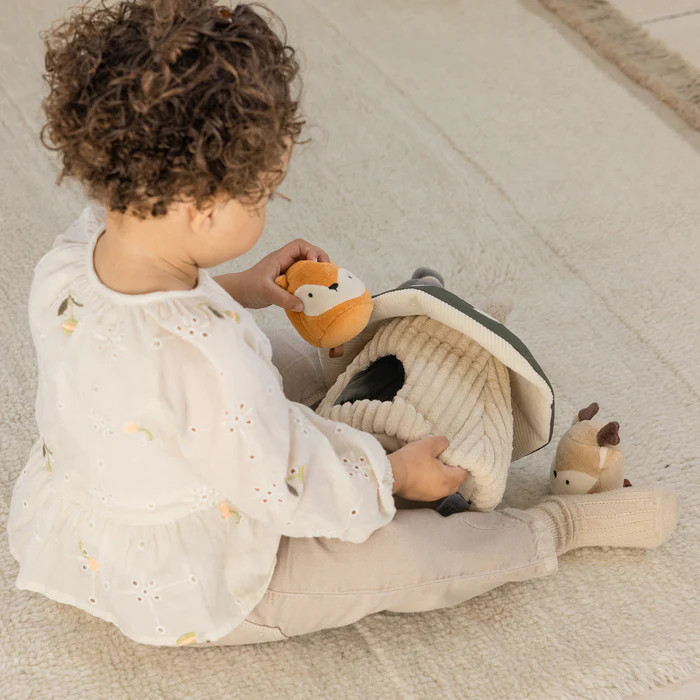 Sebra aktivitetslegetøj titte-bøh svamp