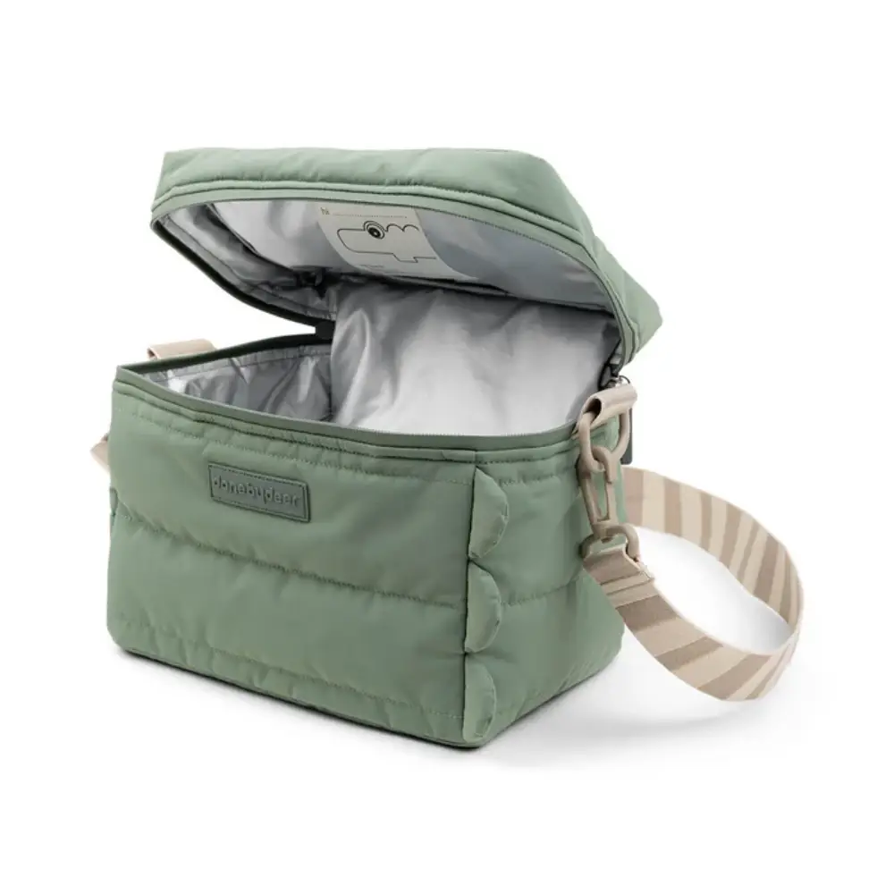 Done by Deer Quiltet isoleret taske Croco Green