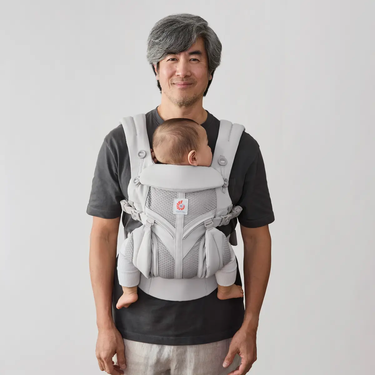 Ergobaby bæresele Omni 360 Cool Air Mesh Grey