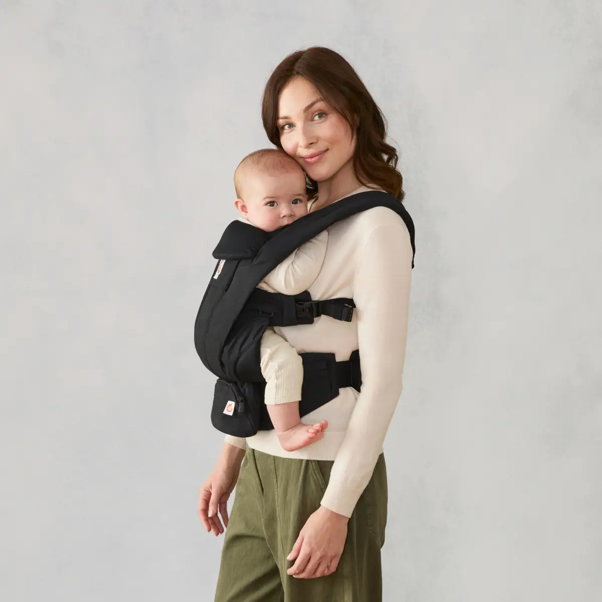 Ergobaby Omni Deluxe Cotton Bæresele - Onyx Black