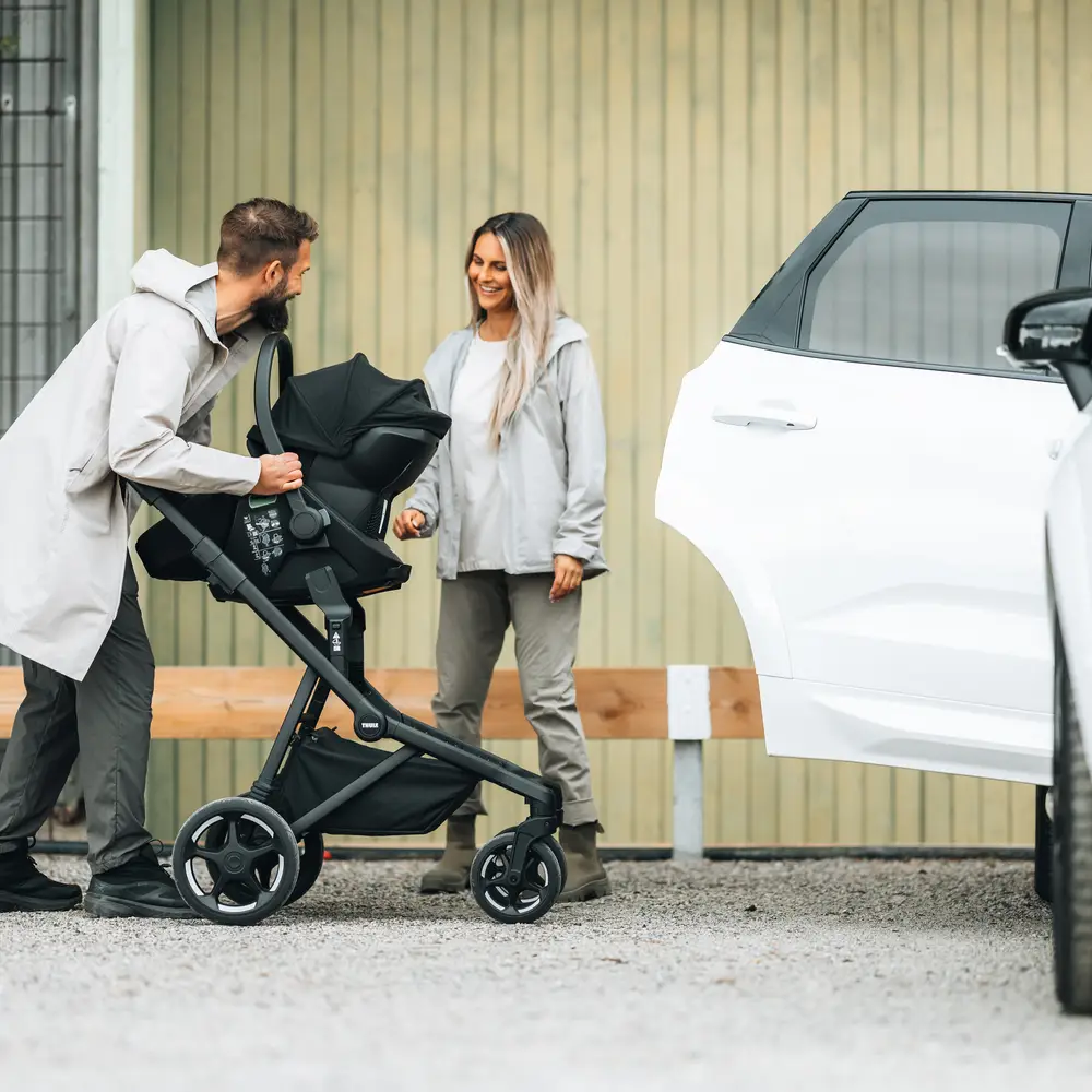 Thule Sleek 2 klapvogn sort