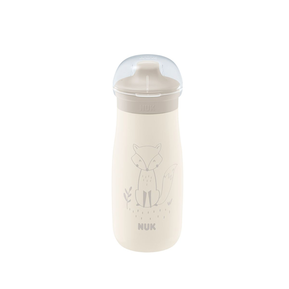 NUK Mini-Me Drikkeflaske stål - Fox 300 ml