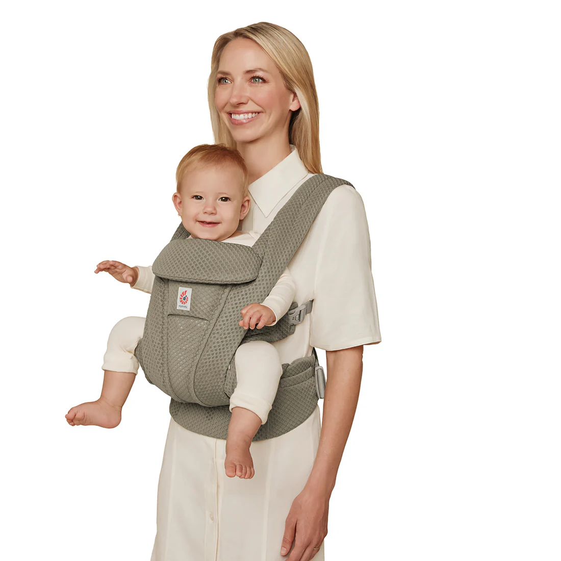 Ergobaby Omni Deluxe Mesh Bæresele -Soft Olive