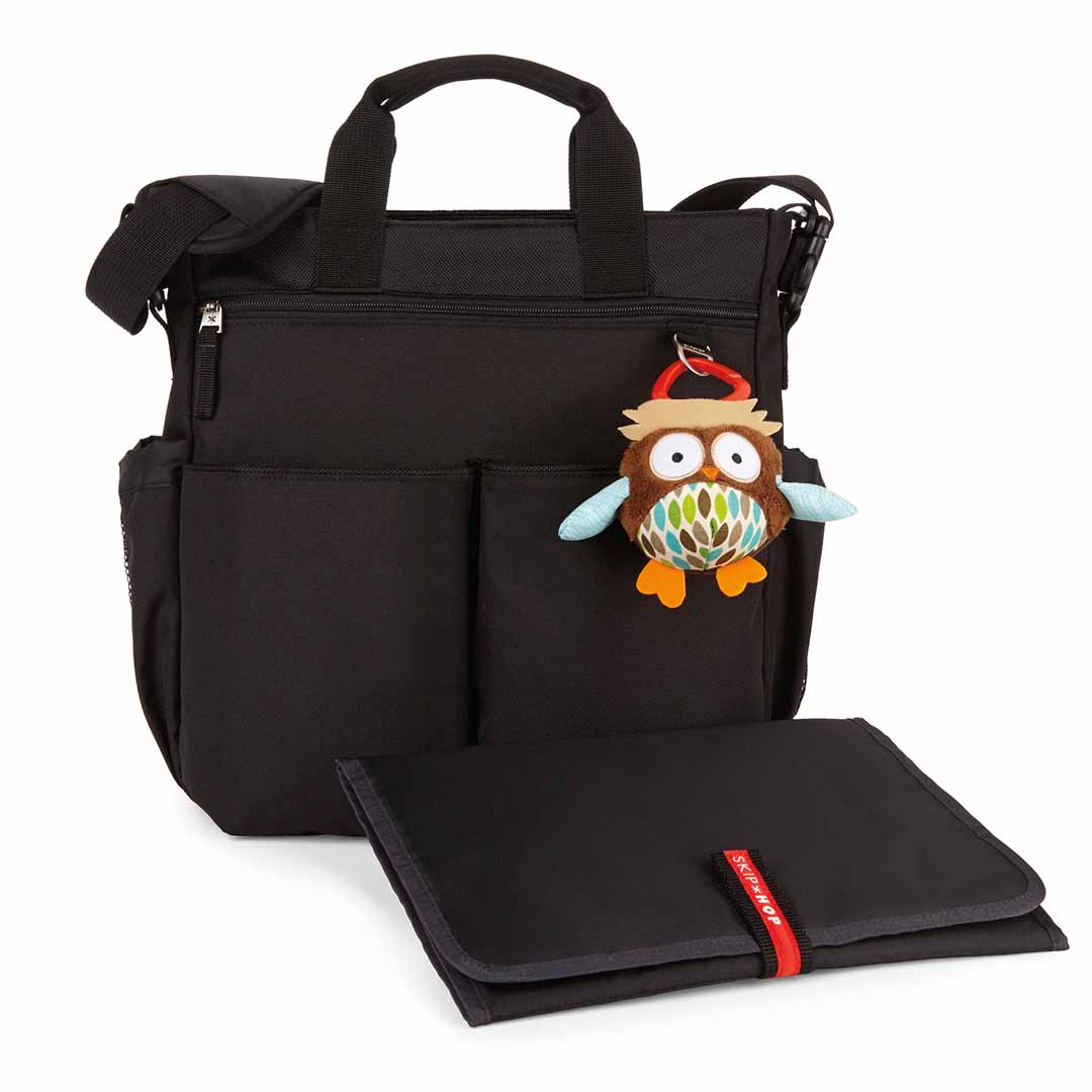 Skip Hop Duo Signature Pusletaske Sort