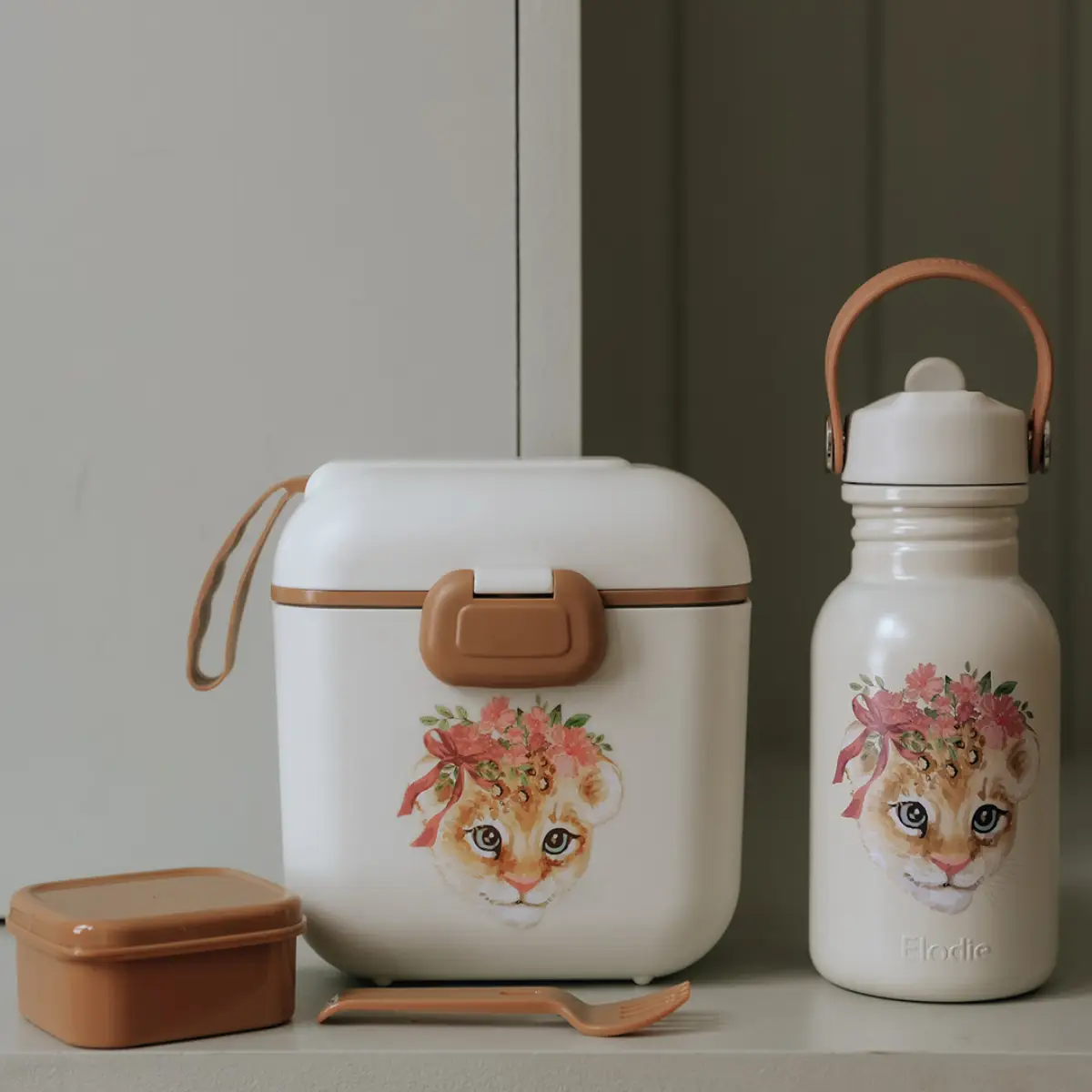 Elodie Details-drikkeflaske Rosy Bow Leo