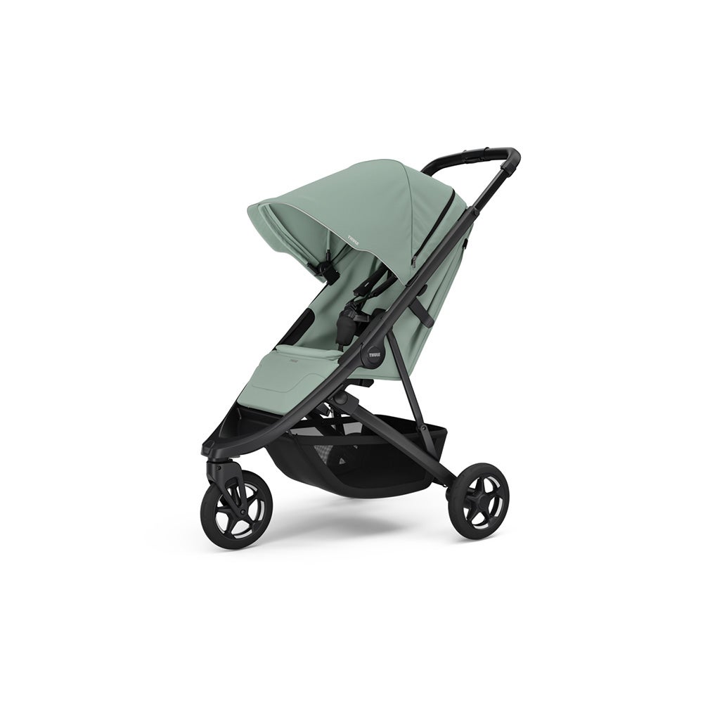Thule Spring 2 klapvogn Mist Green on Black