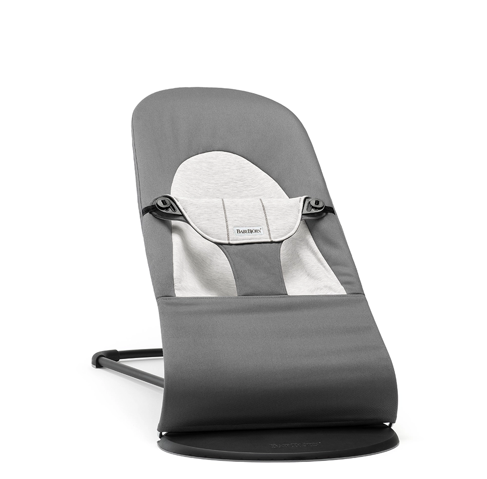 BabyBjörn Balance Soft Babysitter Woven/Jersey Mørkegrå/Grå