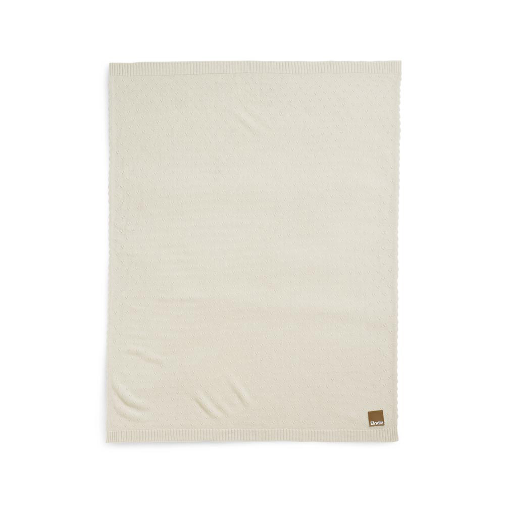 Elodie Pointelle tæppe - Creamy White