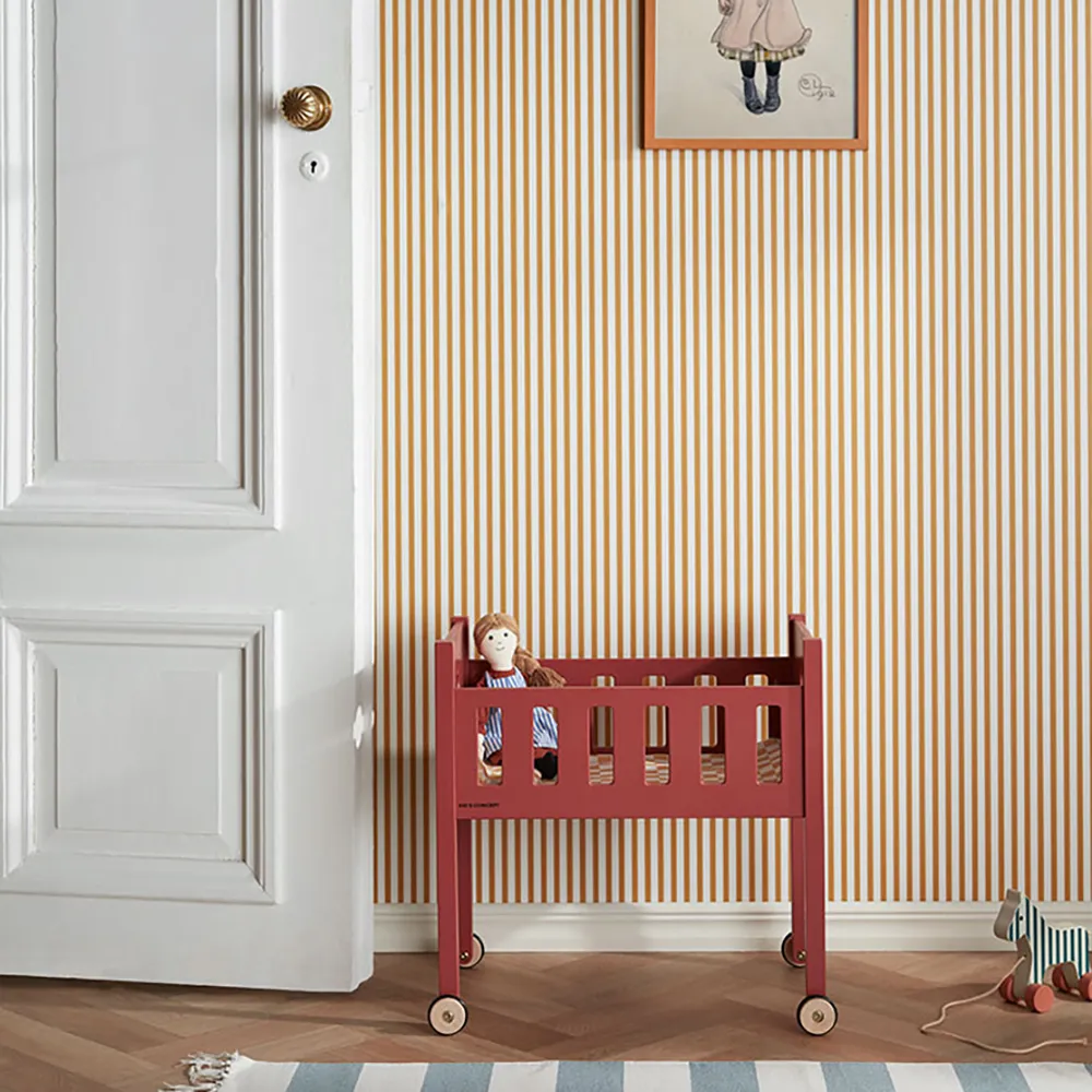 Kids Concept Dukkeseng rød CARL LARSSON