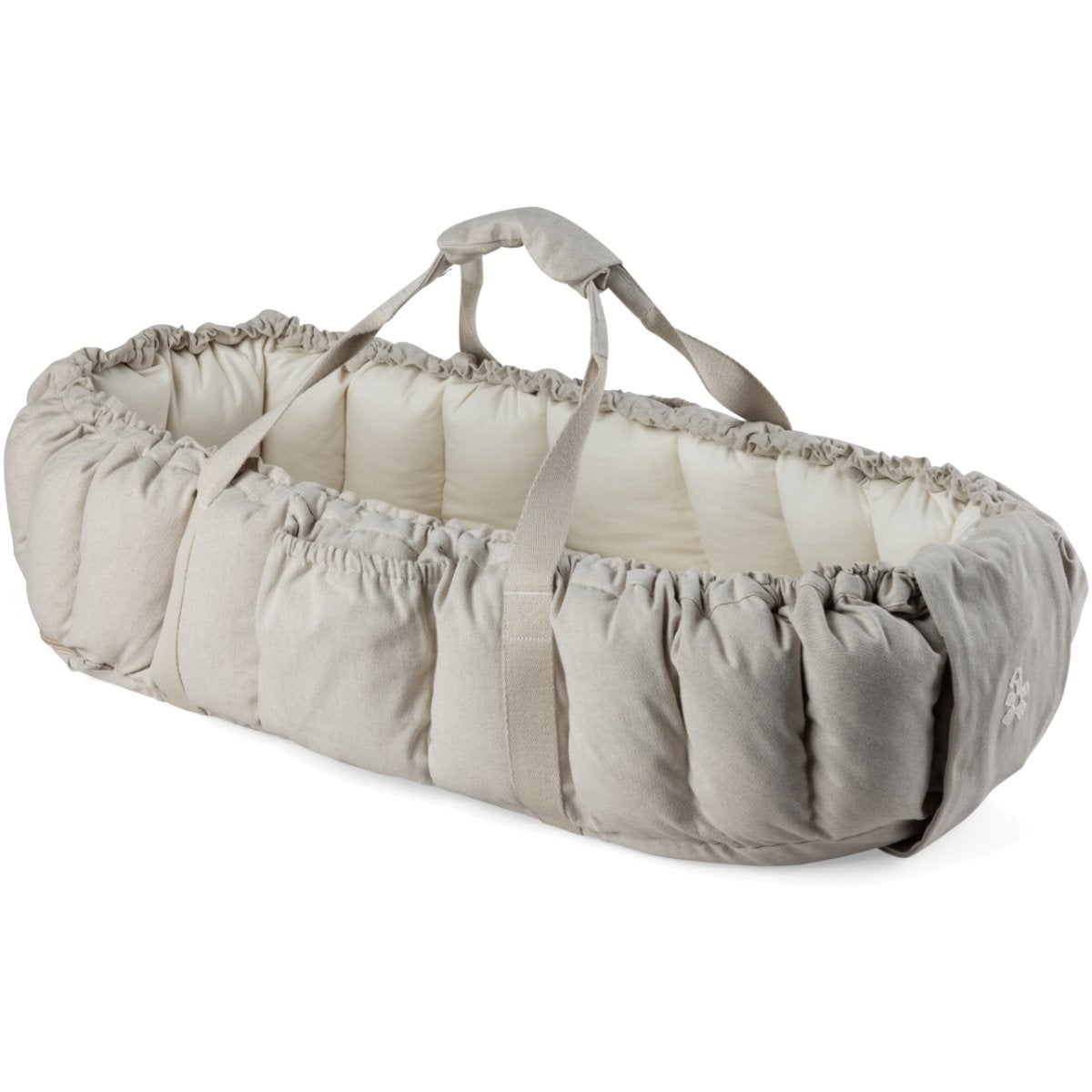 Sebra Babynest 3-i-1 med kaleche morning beige melange