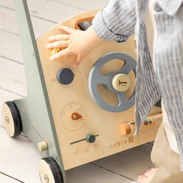 Sebra Aktivitetsvogn i træ