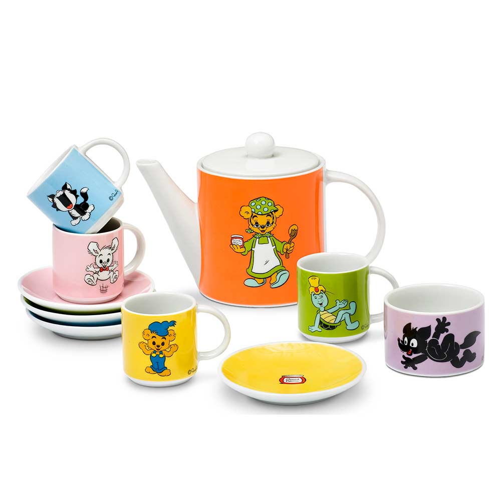 Bamse kaffesæt porcelæn