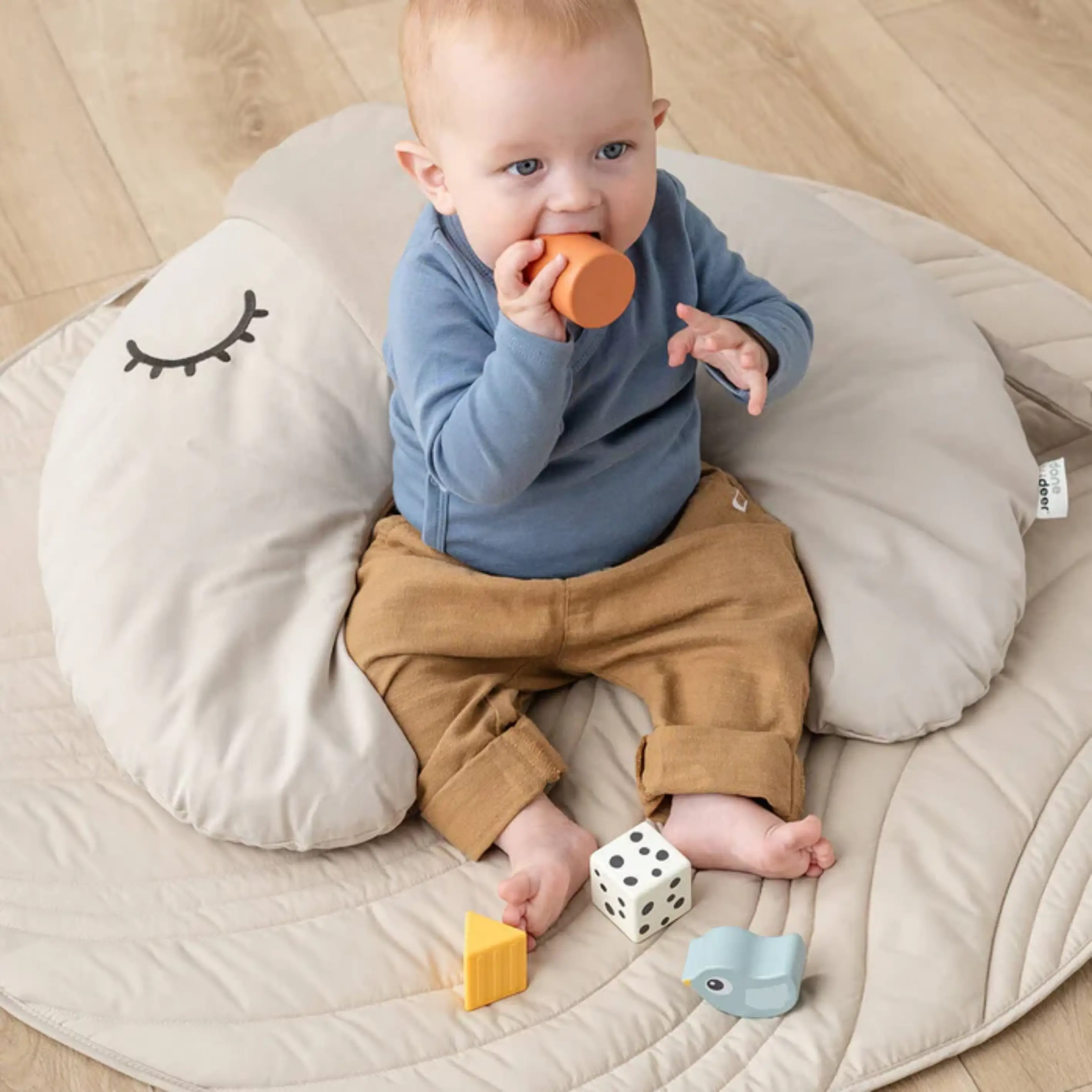 Done by Deer Sensorisk klodssæt 4 stk. Birdee Farvemix