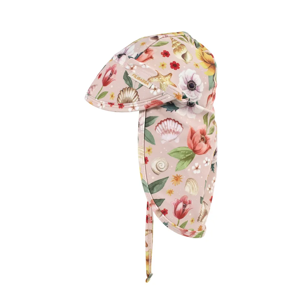 Filibabba Lykke UV-solhat 1-3 år – Ocean Blossom