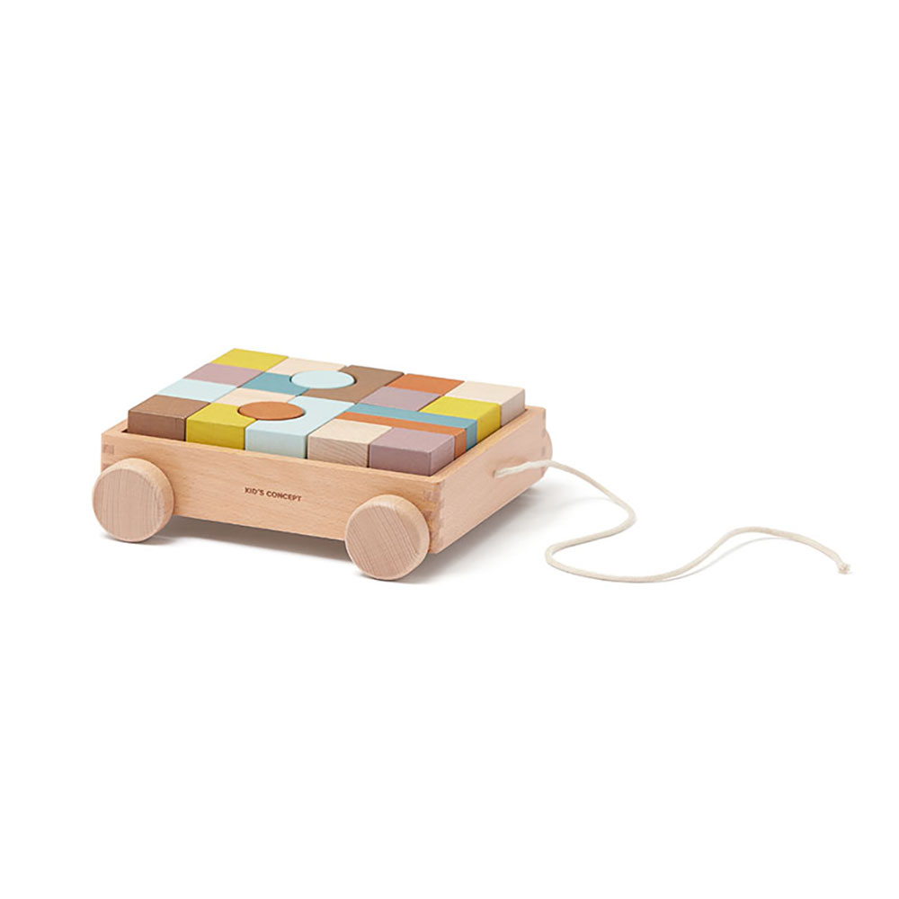 Kids Concept klapvogn med blokke multi NEO