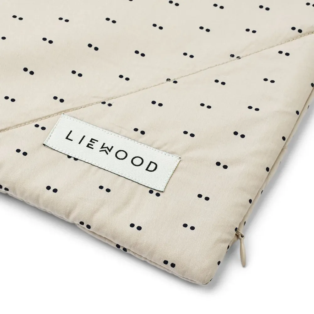 Liewood Benedicte Spædbarnsbetræk Double dot/Silver foring