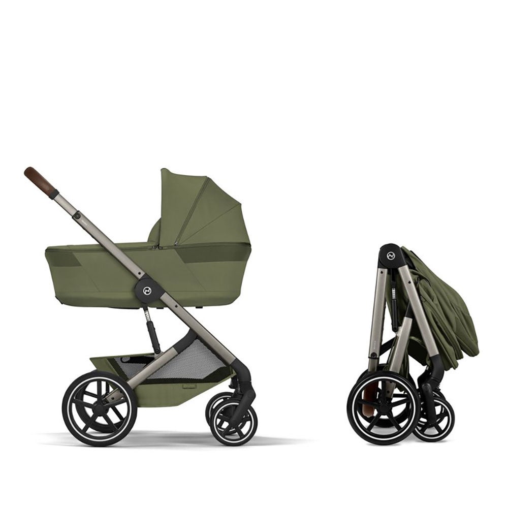 Cybex Balios S Lux TPE inkl. sammenklappelig lift Moss Green