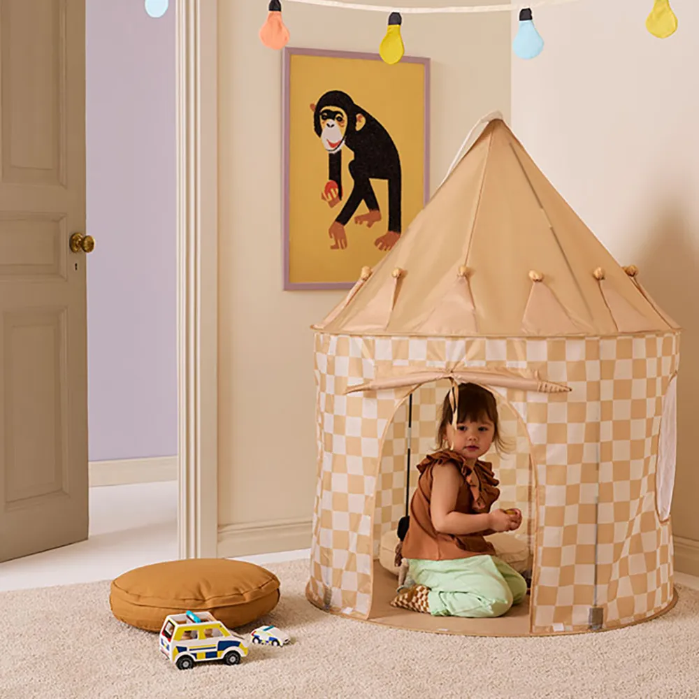 Kids Concept Telt firkantet gul STAR