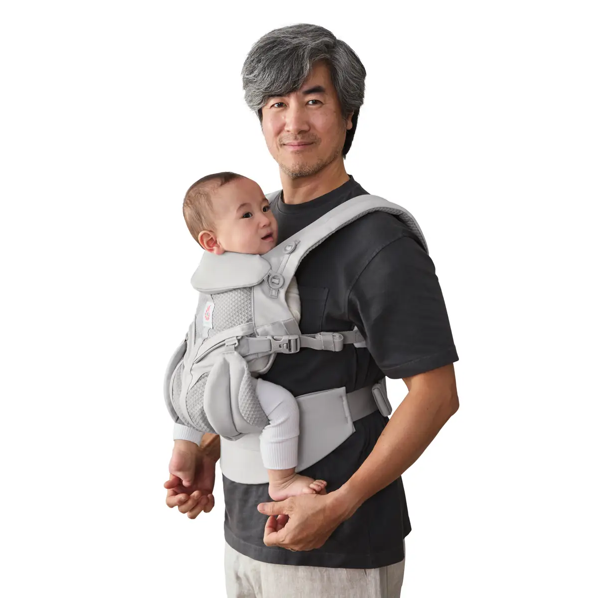 Ergobaby bæresele Omni 360 Cool Air Mesh Grey