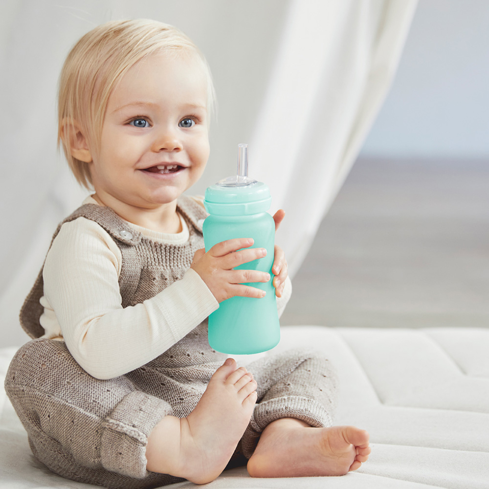 Everyday Baby sutteflaske Healthy + 150 ml - Mintgrøn