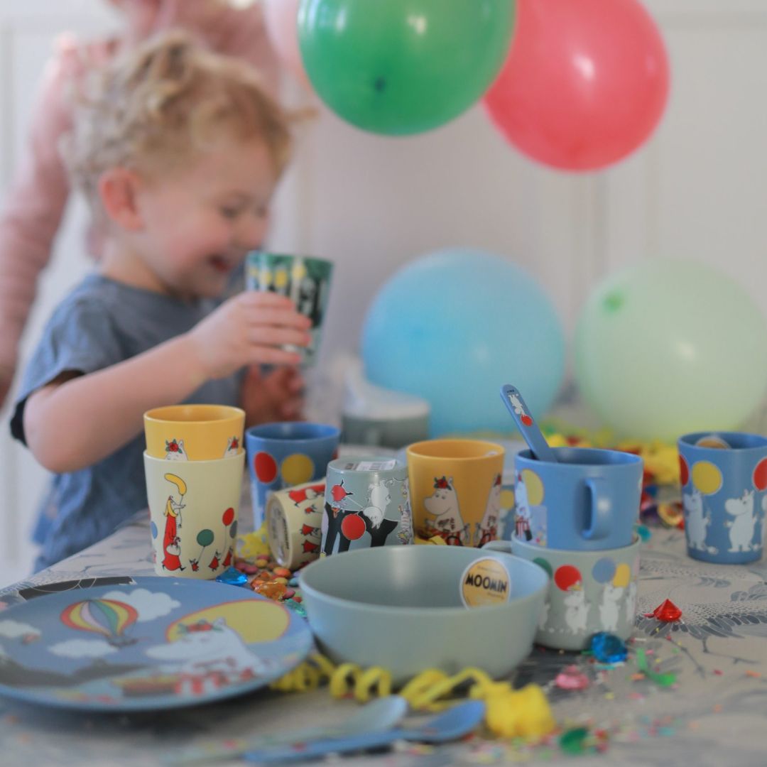 Rätt Start Moomin Festivities Tumbler krus ballon